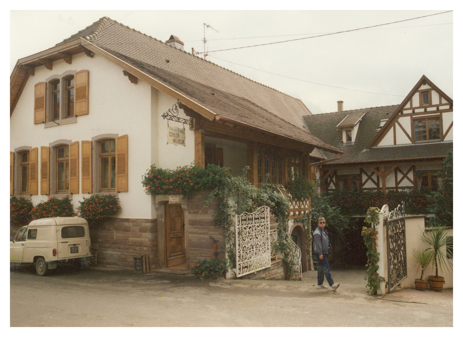 In Ittersviller, in dem Weingut nahmen wir Quartier