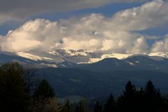 in Kärnten liegt noch Schnee