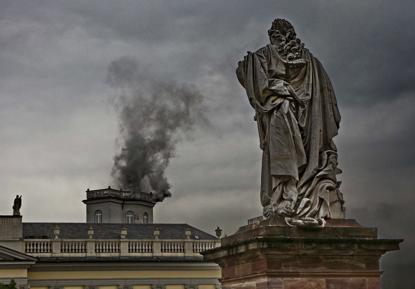 In Kassel wird geraucht.