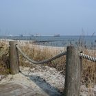 In Kellenhusen mit Blick auf die Seebrücke