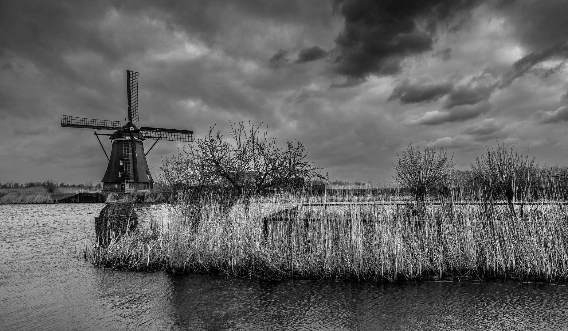 In Kinderdijk…