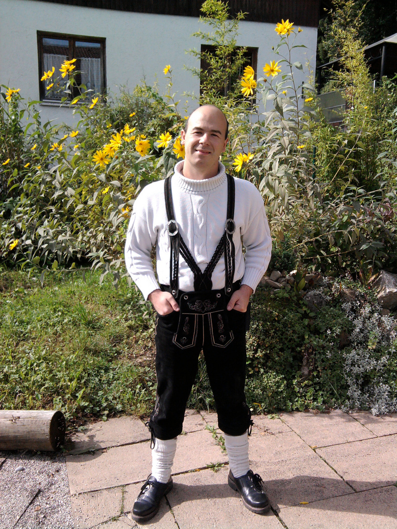 in Lederhosn