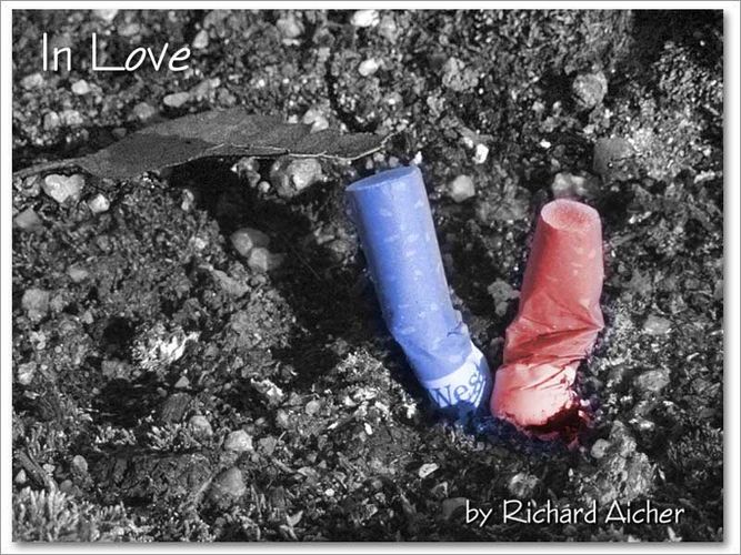 In Love - Red and Blue