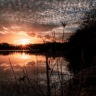 In Maintal der Höllsee zum Sonnenuntergang