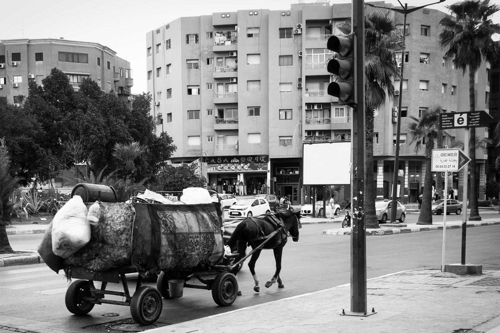 In Marrakesch läuft's auch ohne Kutscher