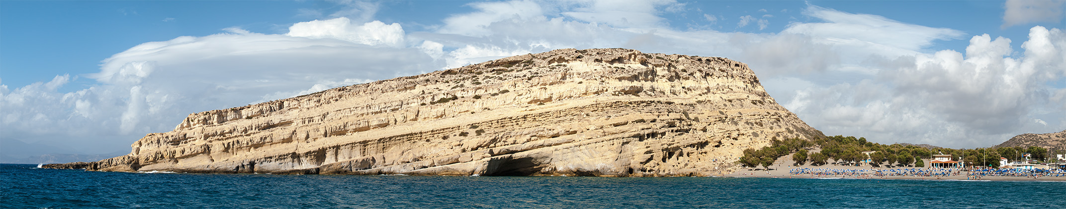 in Matala auf Kreta