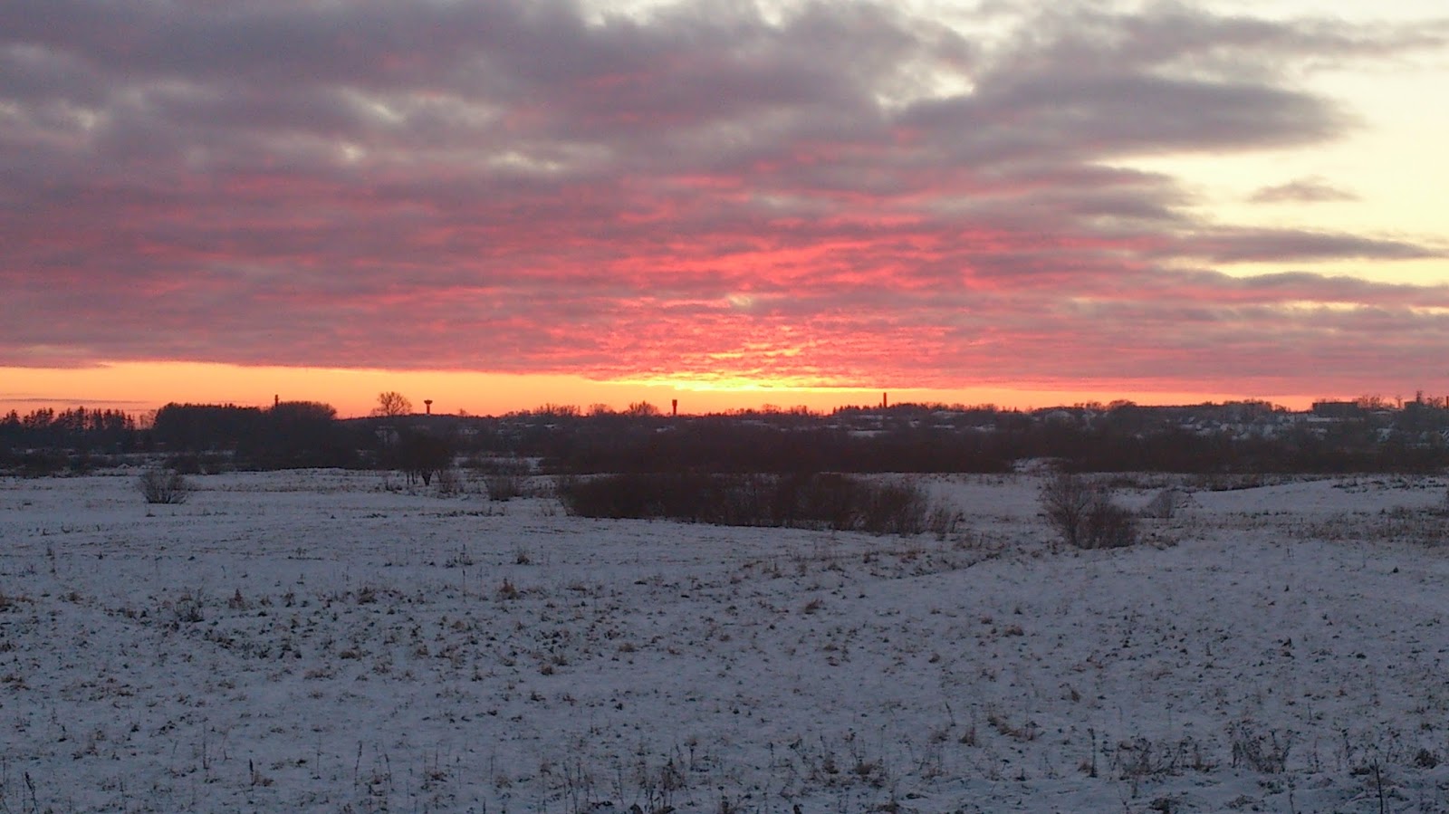 In mein Sonnenuntergang...(26.12.2014)