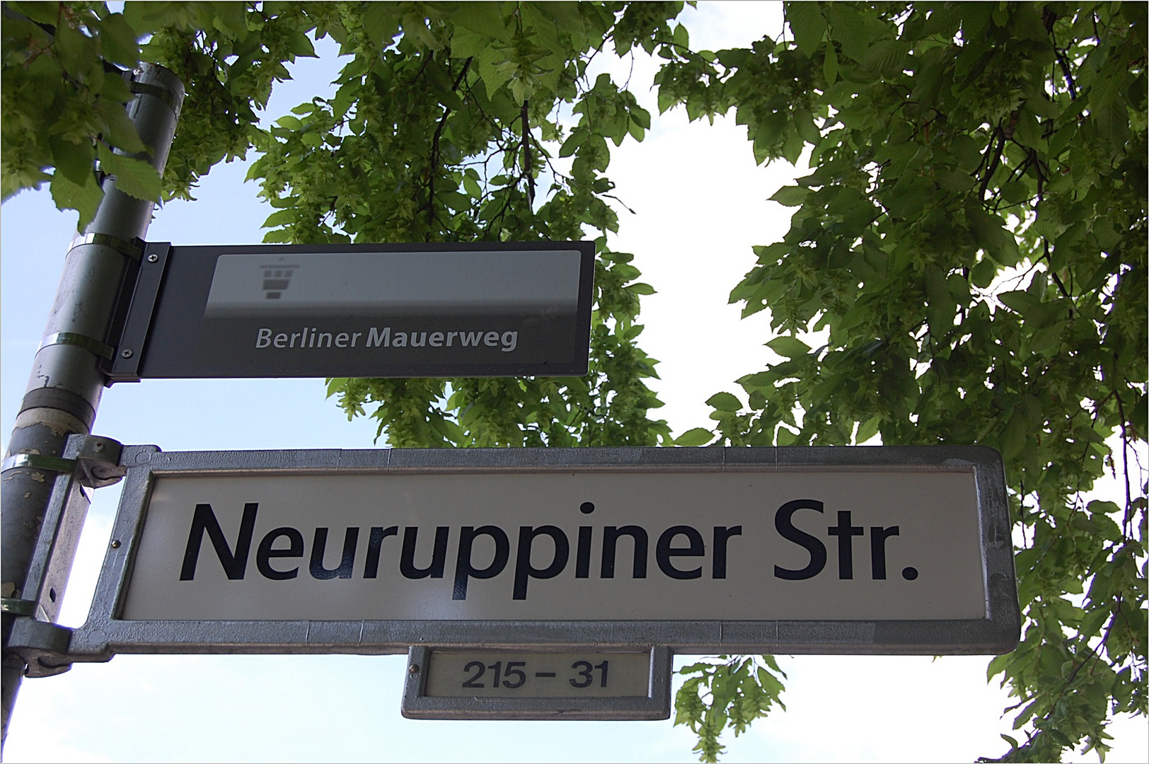 in meiner Straße