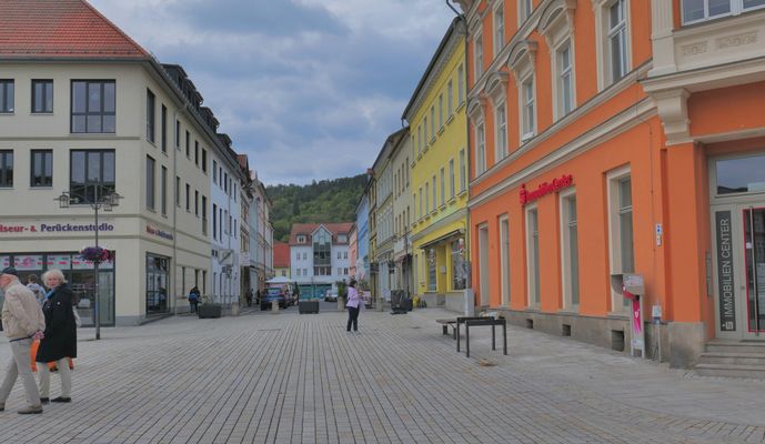 in Meiningen, auf dem Marktplatz