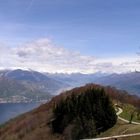 In mezzo al lago di Como