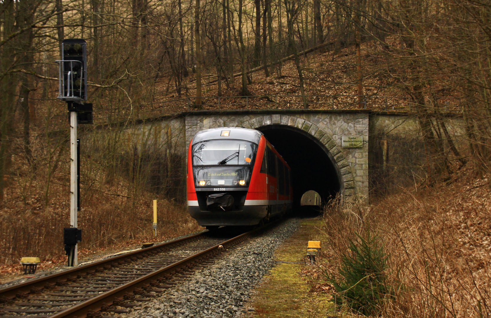 In Mitten einer Flussschleife...