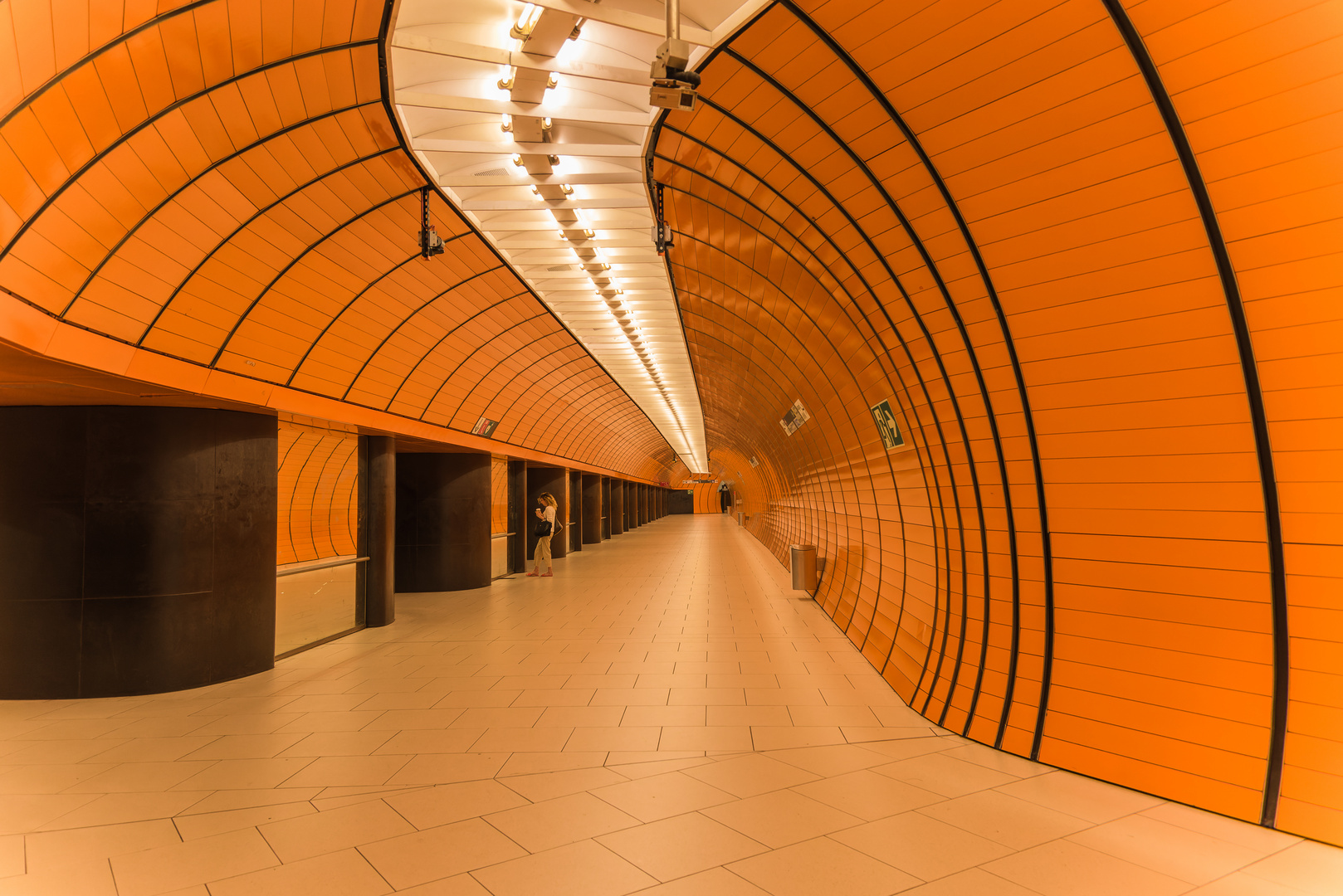in Münchens U-Bahn