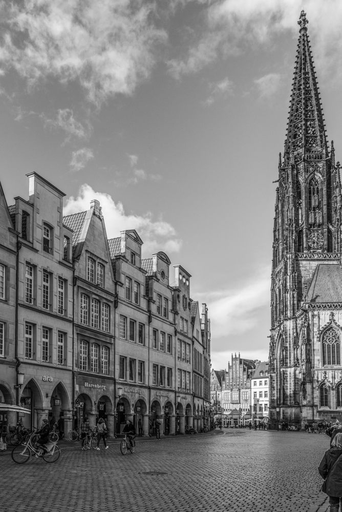 in Münster unterwegs