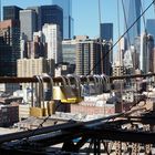 In New York auf der Brooklynbridge gehts auch schon los....