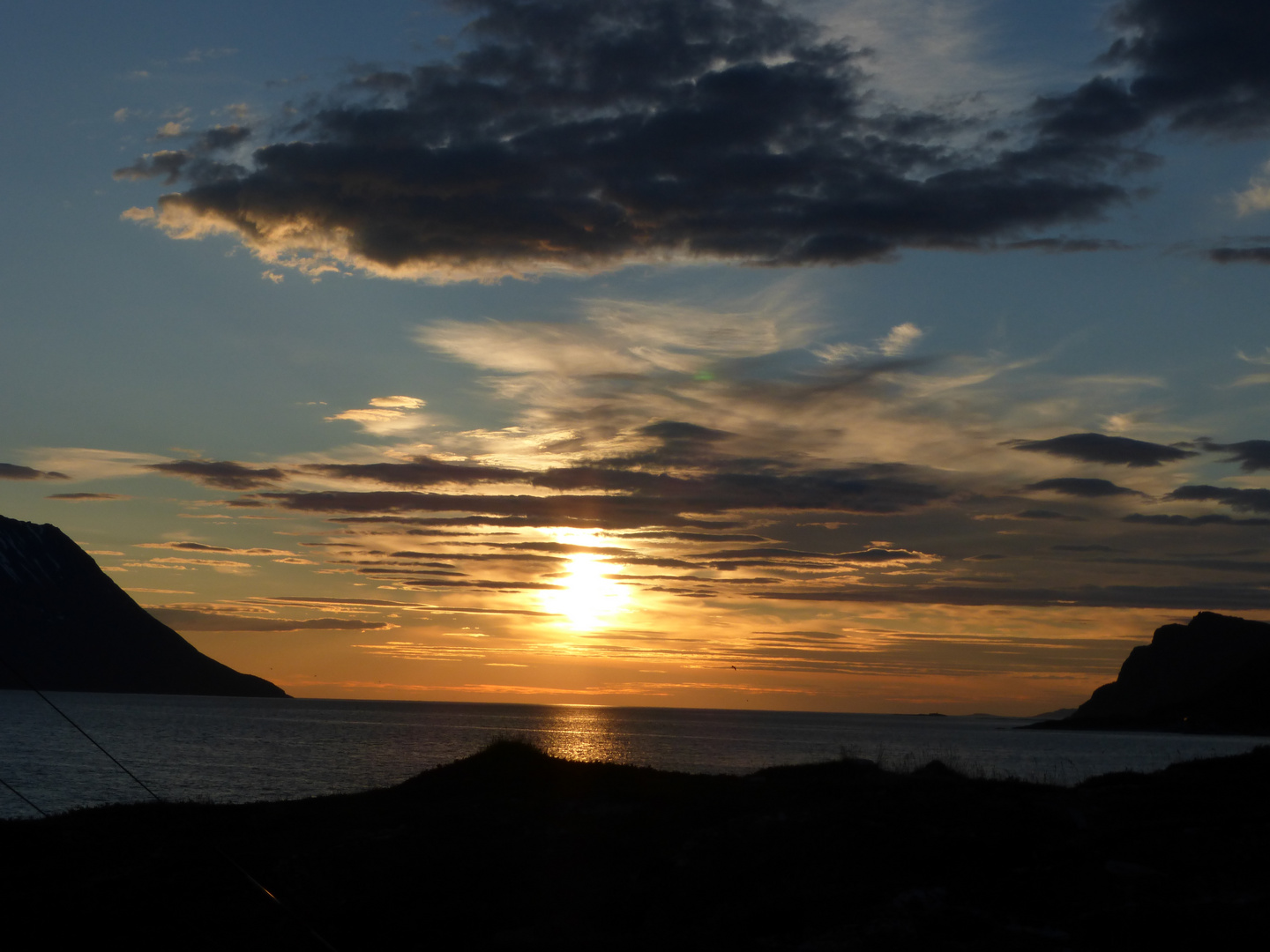 In   NORWEGEN kann man die schönste Sonnenuntergange