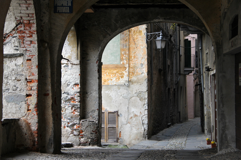 In Orta am Orta-See in Norditalien.