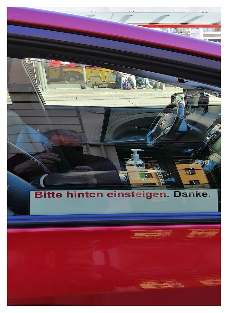 In pandemischen Zeiten bitte hinten einsteigen...!