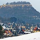 In Pfaffendorf dem Elbedunst nach dem ersten Schnee am 11.12. 2021 entkommen...