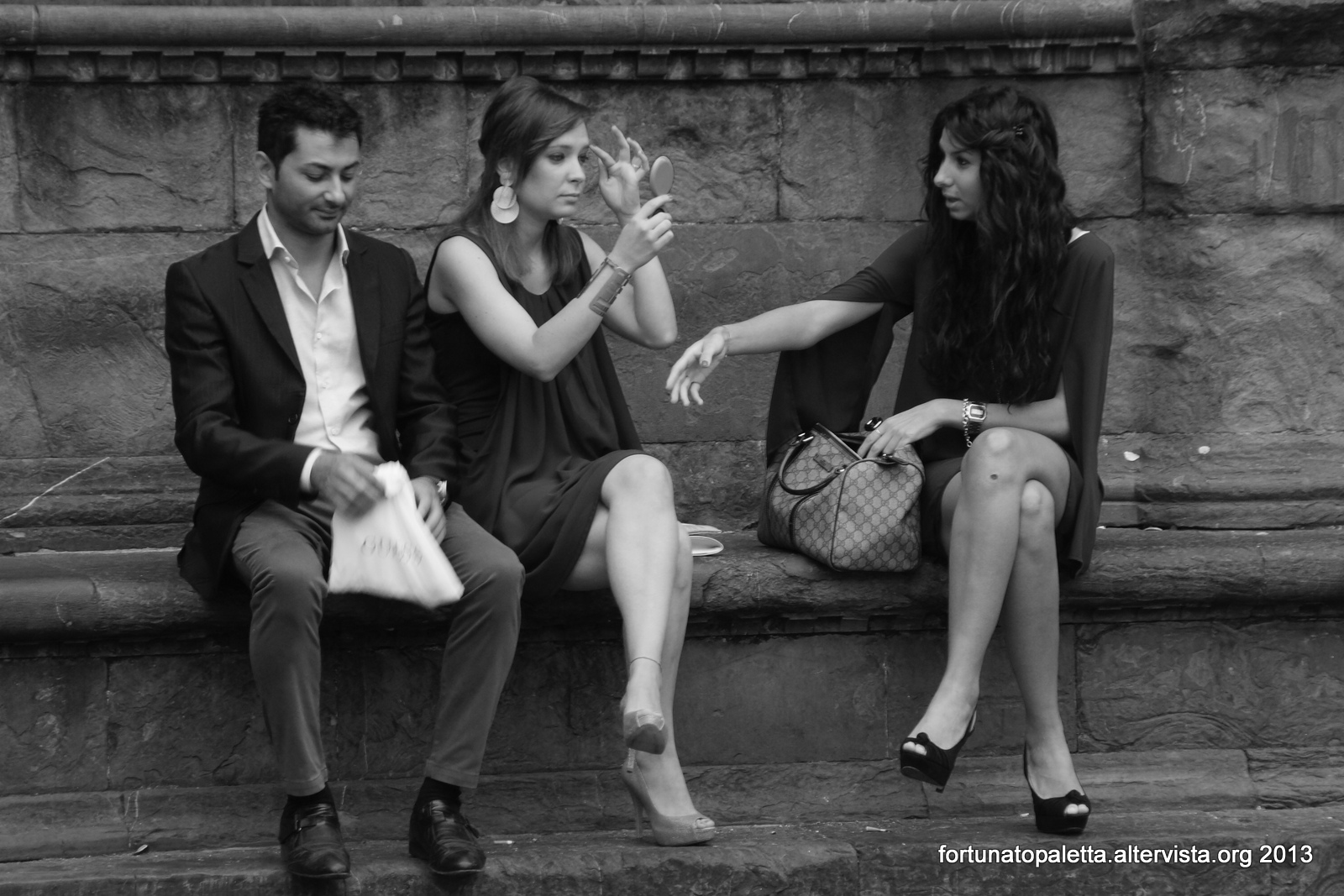 In Piazza Signoria a Firenze