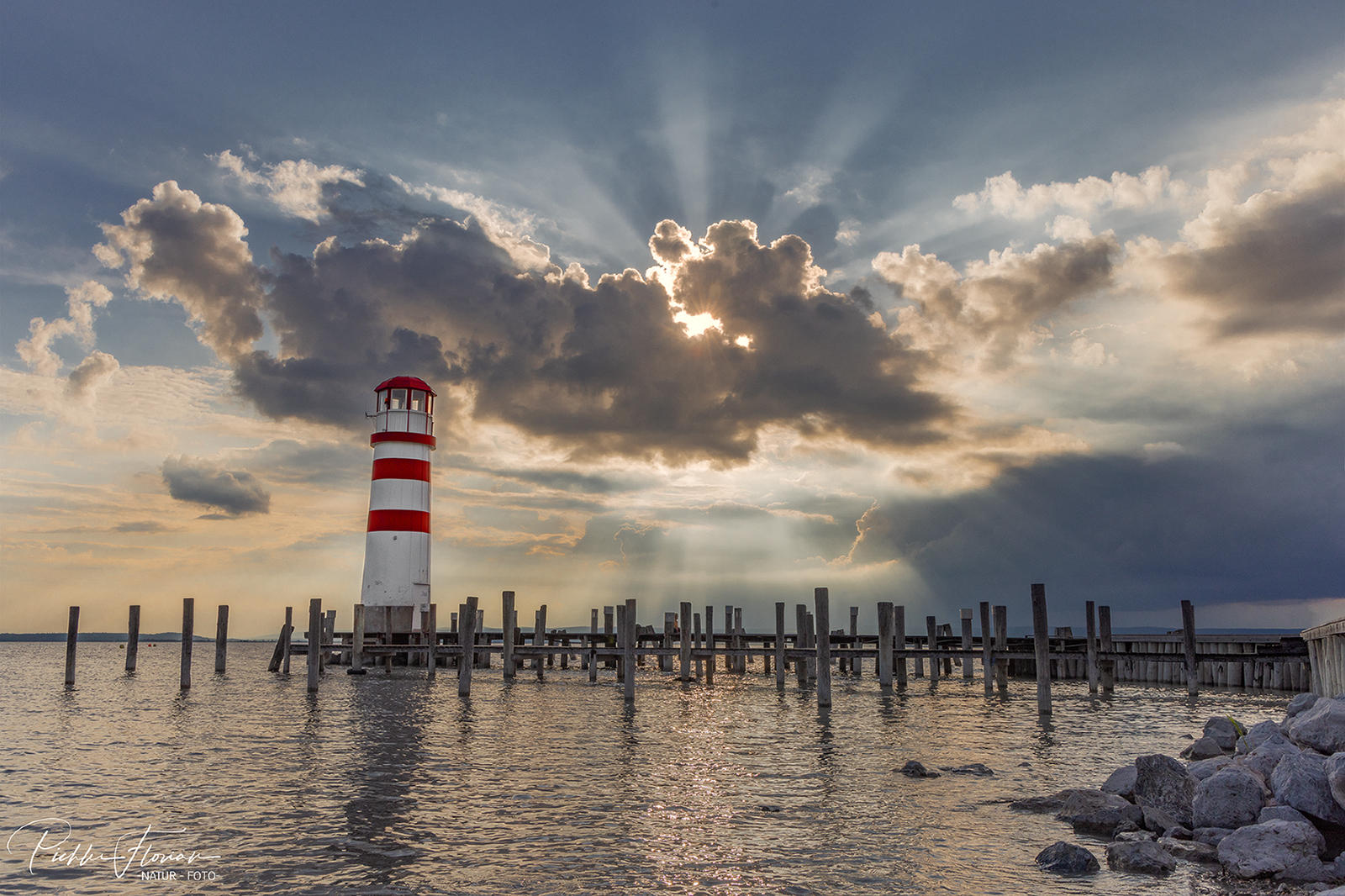 in Podersdorf kurz vor dem Gewitter