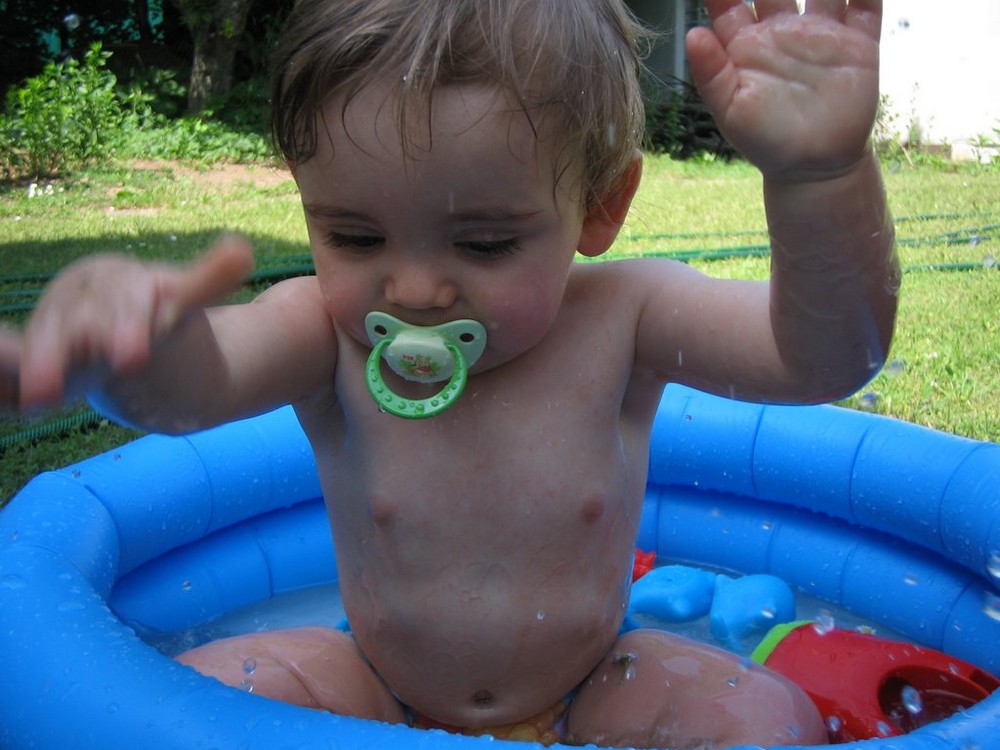 in pool