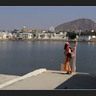 In Pushkar am See