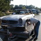 In Restauration Mercedes 230SL Pagode