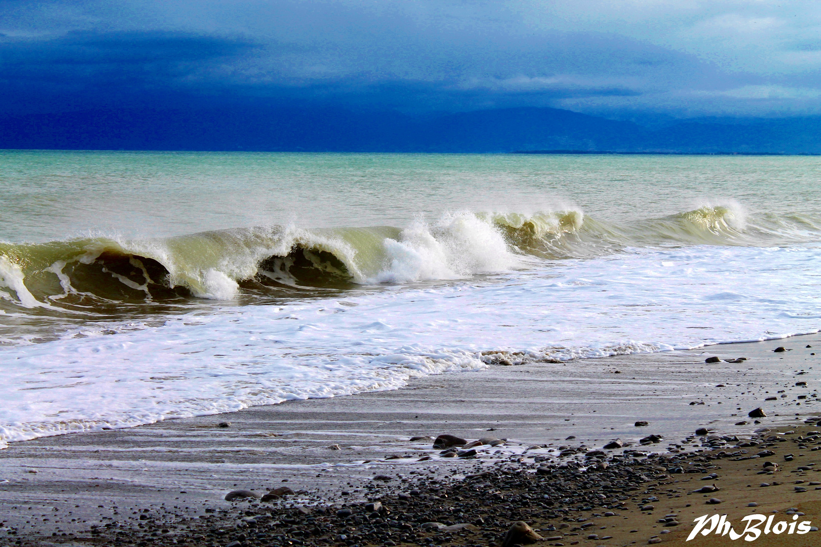 in riva al mare..