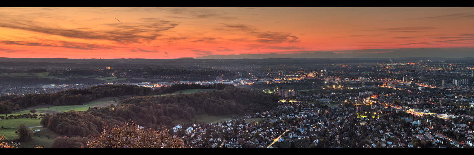 In rotes Licht gehüllt