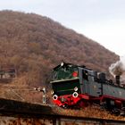 In Rückwärtsfahrt vom Kohle bunkern zurück