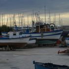 in Salerno Hafen