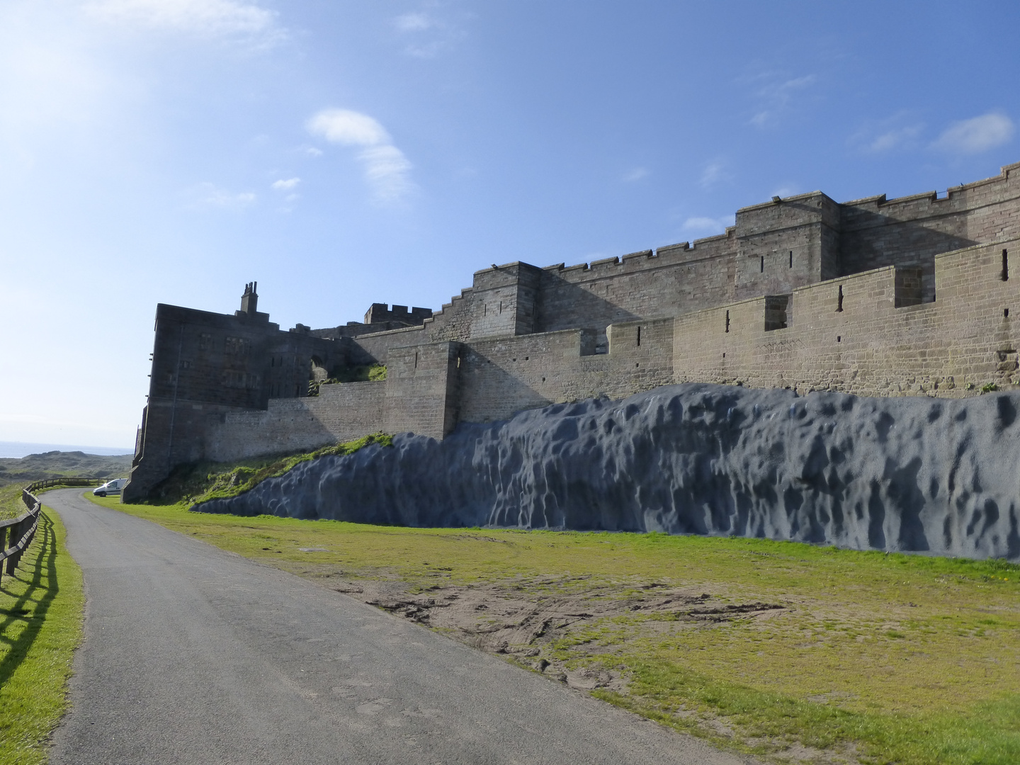 in  Schottland ein wunderschöner Schloss in eine Schönheit.