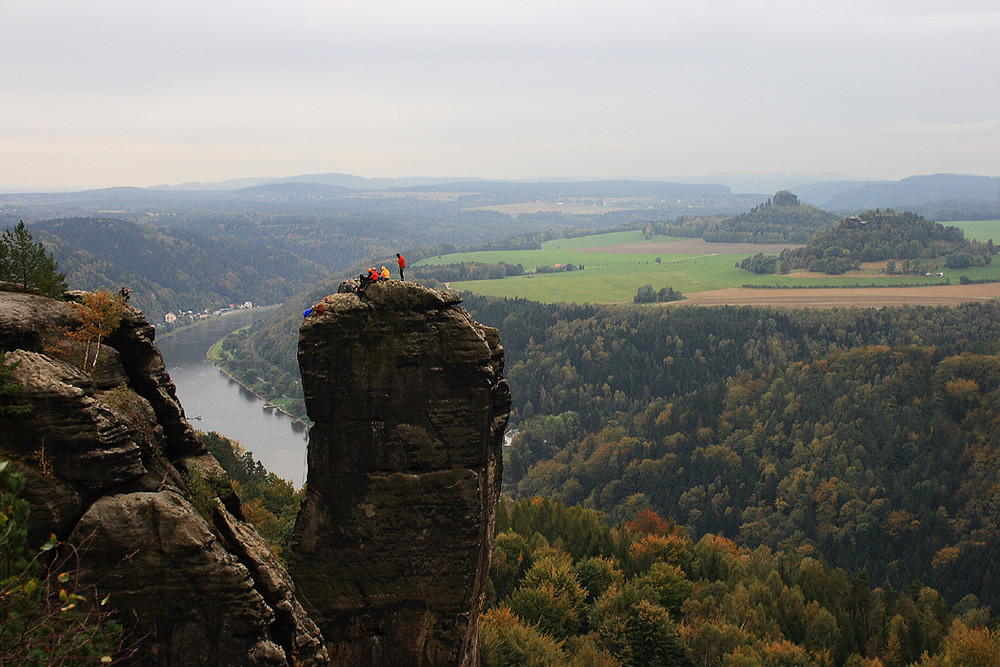 In schwindeliger Höhe...