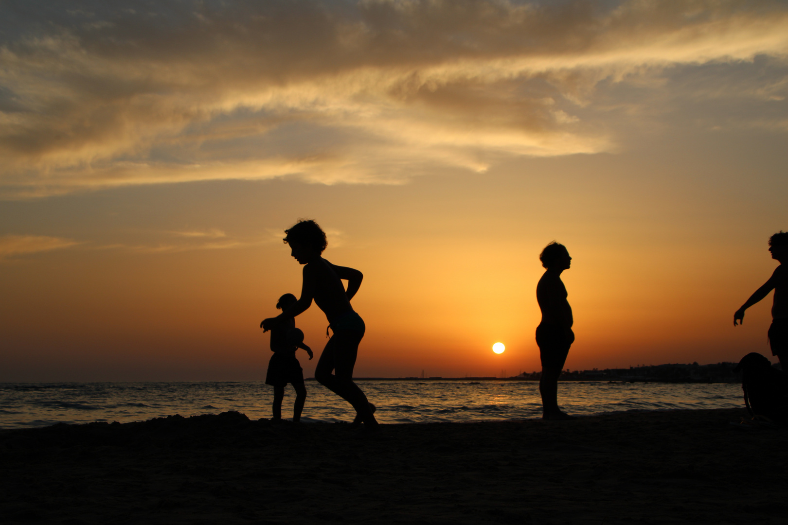 In spiaggia a Ferragosto