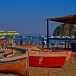 In spiaggia ad Ischia