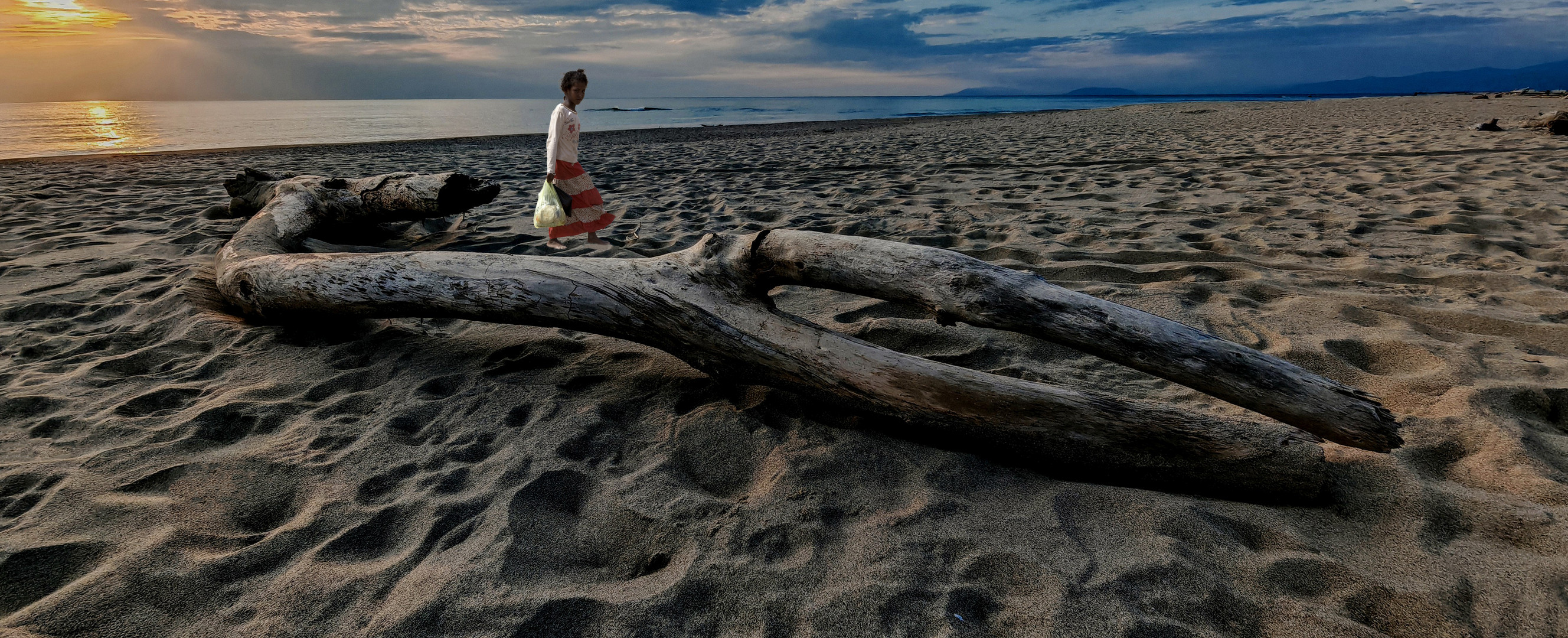 In spiaggia