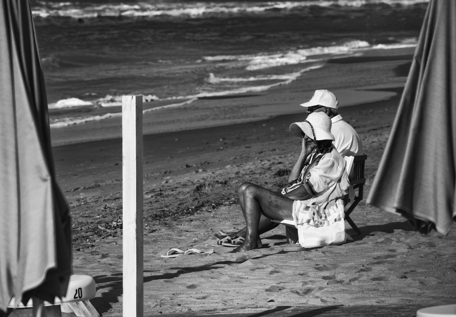 In spiaggia d'Autunno