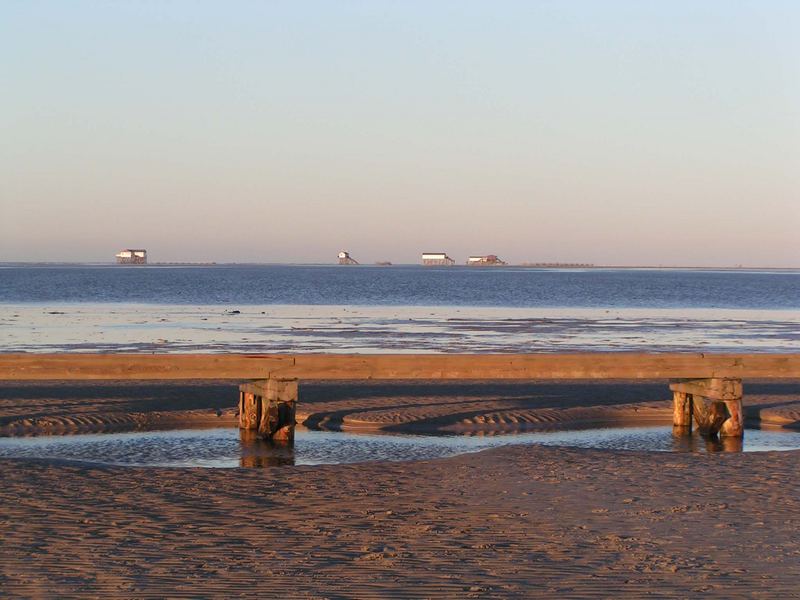 in St Peter Ording im Dezember