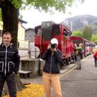 In St.Wolfgang steigen wir nun vom Schiff in die Schafbergbahn um