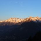 In Südtirol - Morgendlicher Blick auf die Berge