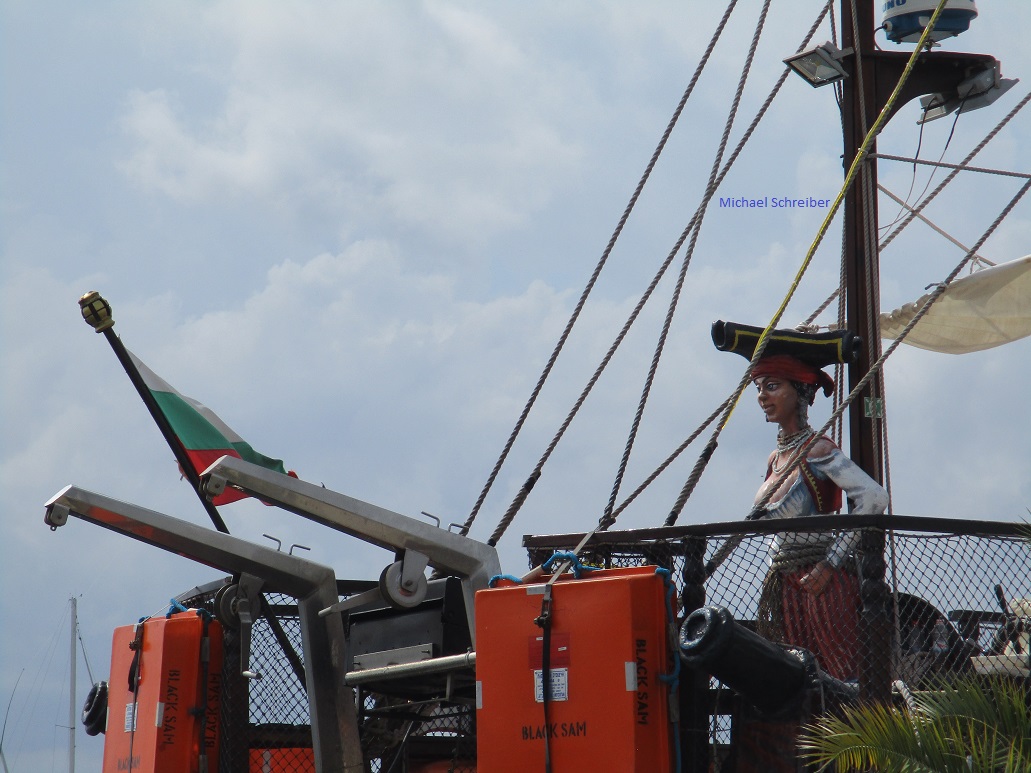 In Sveti Vlas Bulgarien sticht das Piratenschiff in See!