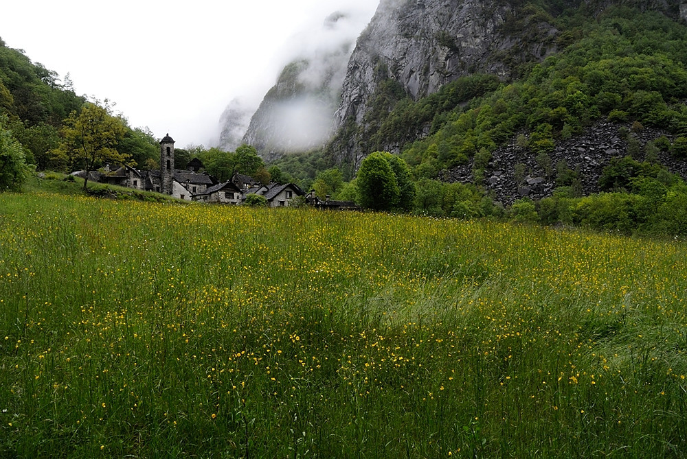 in Täler von Tessin