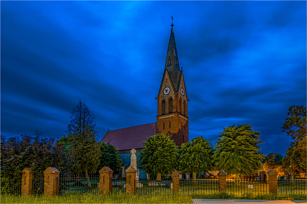 In Templin Hammelspring die evangelische Kirche