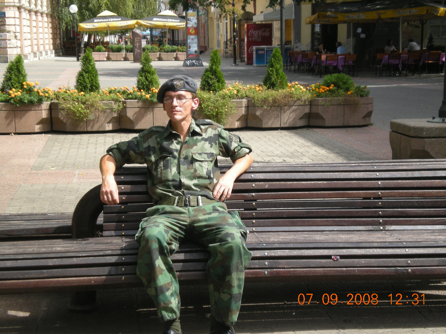 in the army