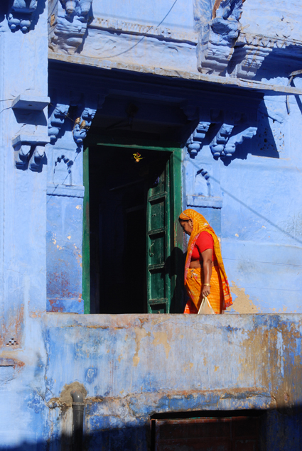 In the blue city, Jodhpur, India