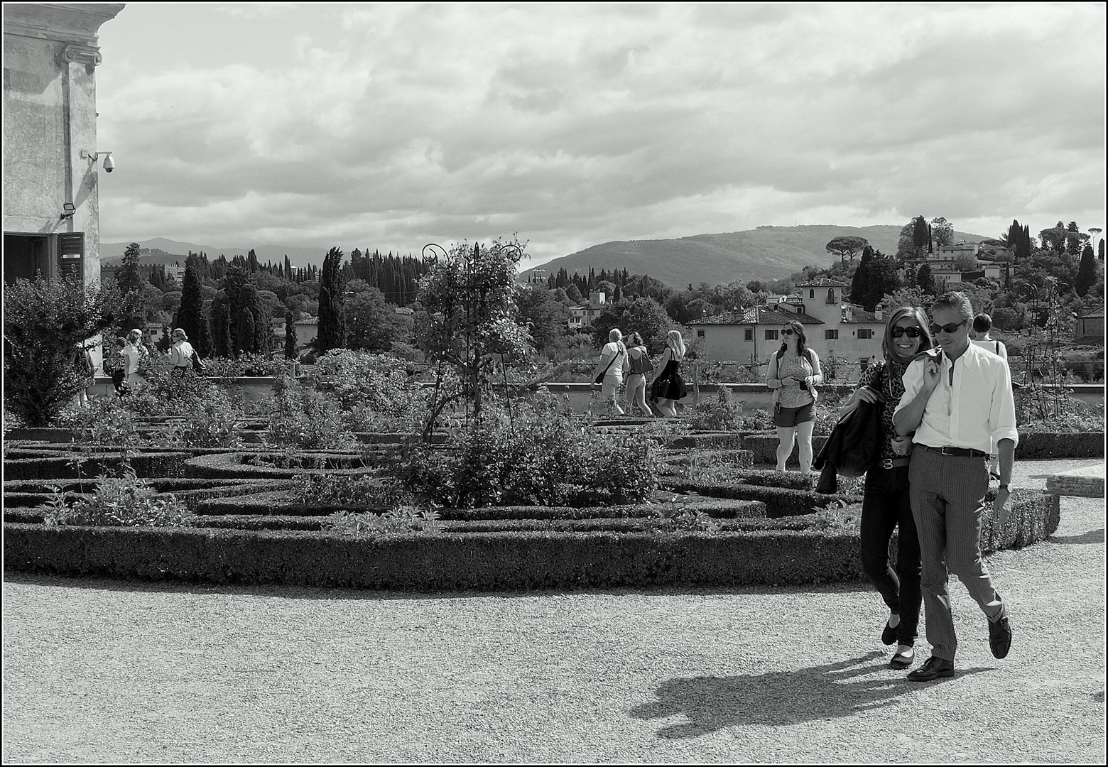 In The Boboli Gardens.