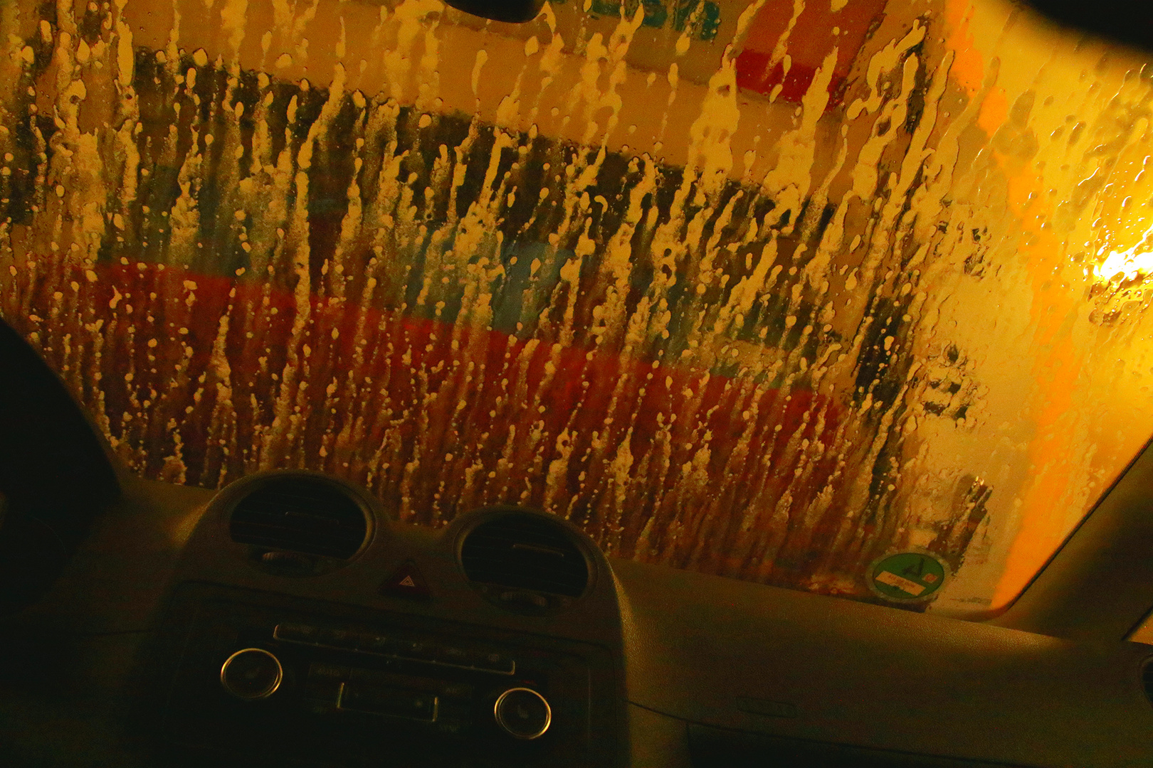 In the carwash