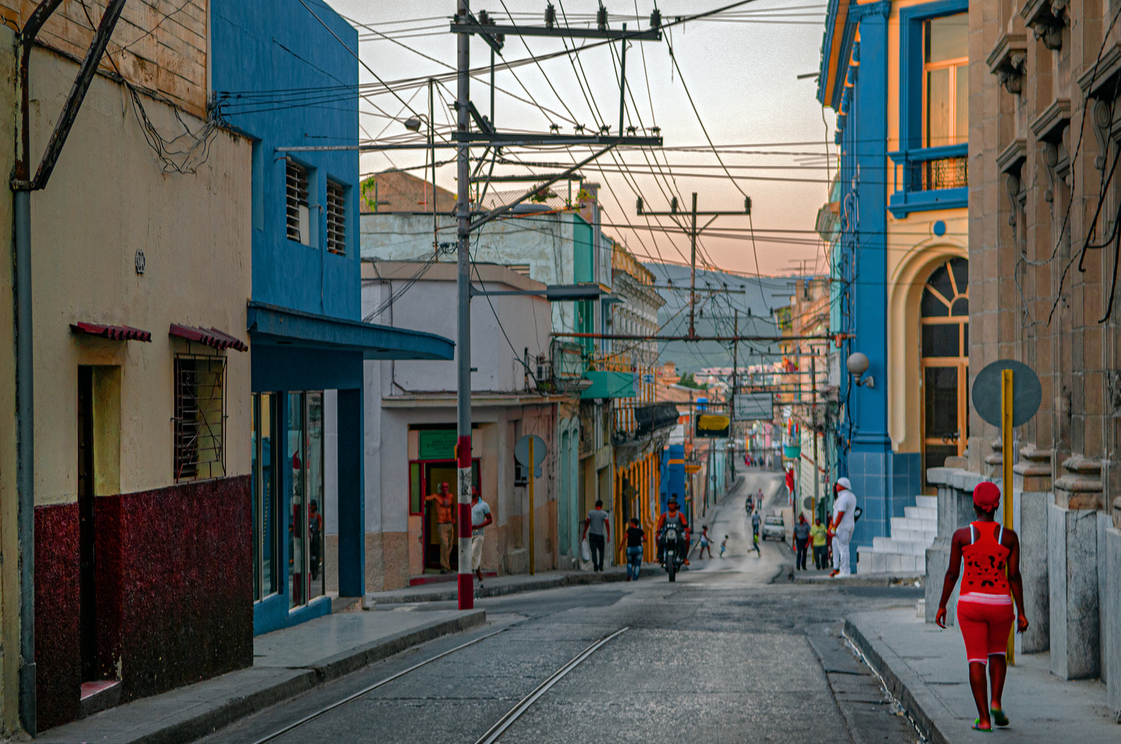 In the center of Santiago de Cuba