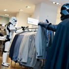 in the Death Star boutique - Vader needs a new suit