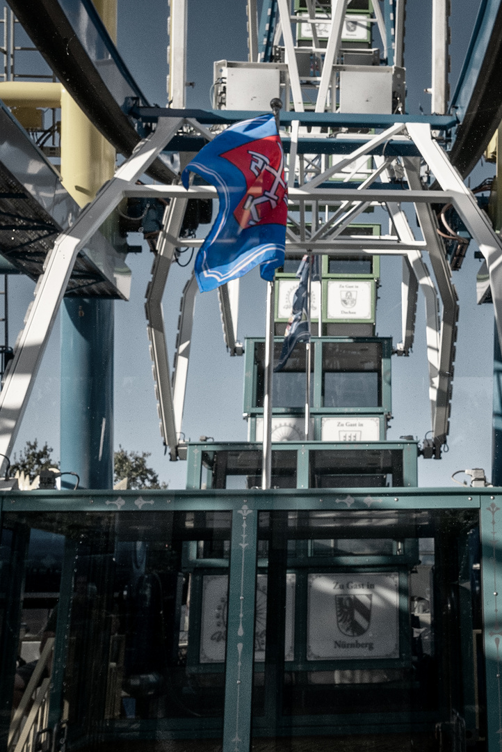 ... in the ferris wheel ...